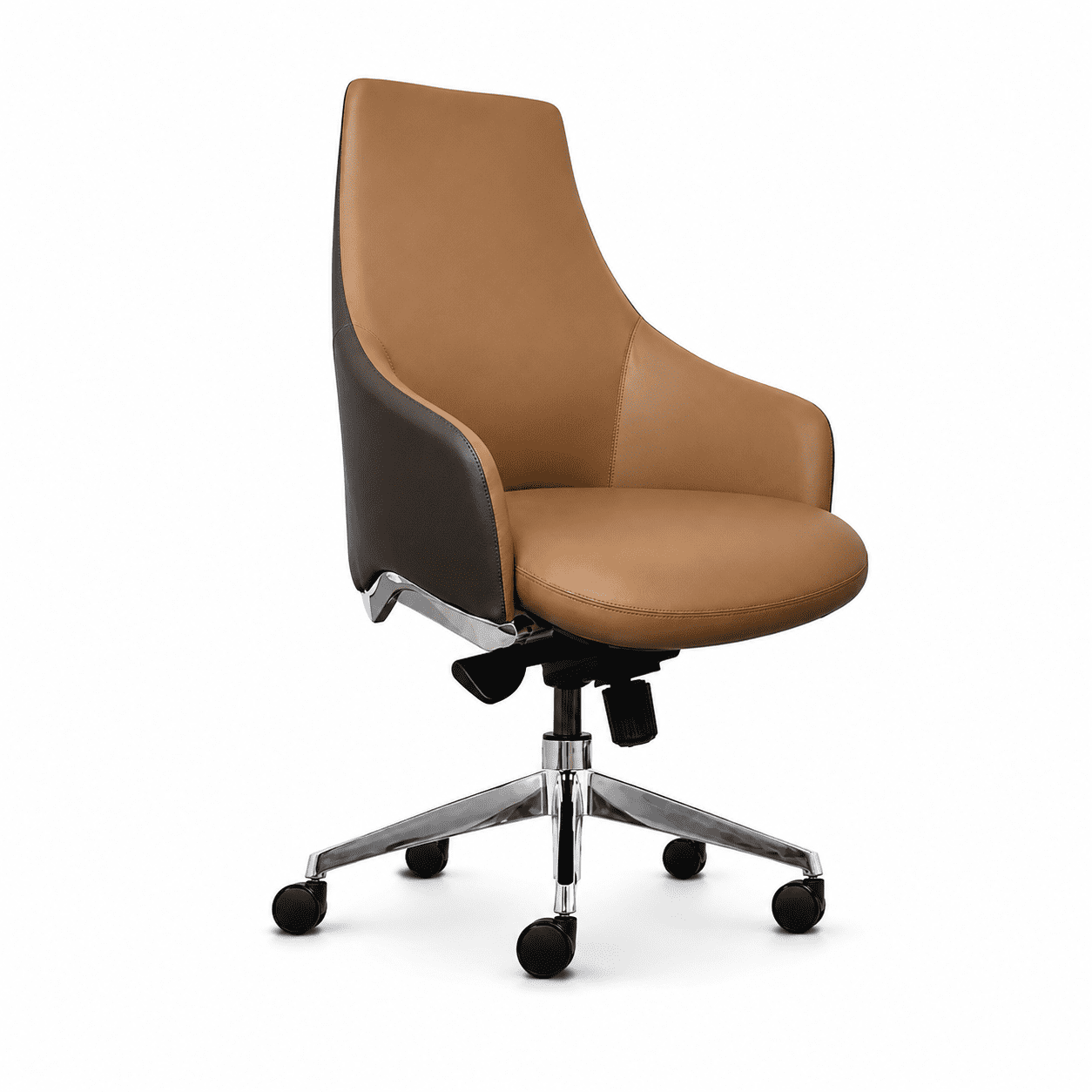 Silla de cuero natural Royal – Diseñada para quienes no necesitan demostrar nada.