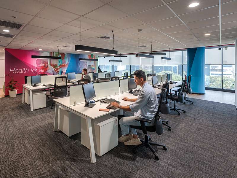 Bayer - diseño de oficina alquilada