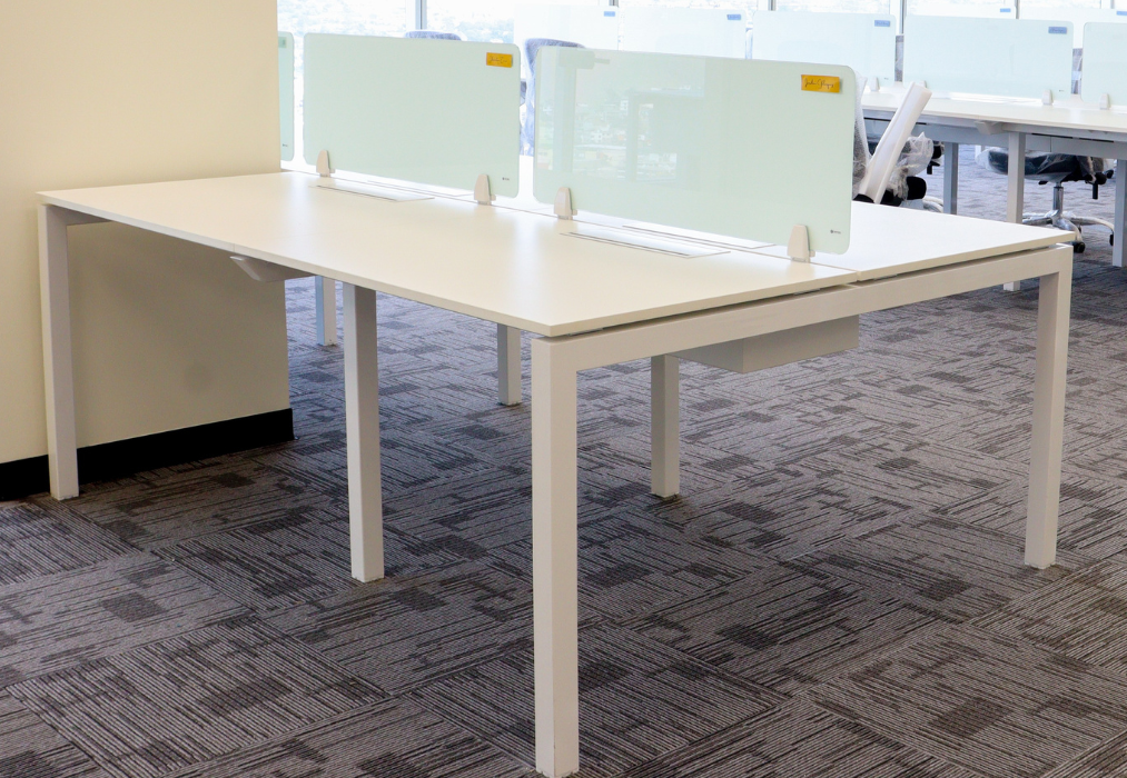 proyecto coril - mesas bench para 4 personas color blanco