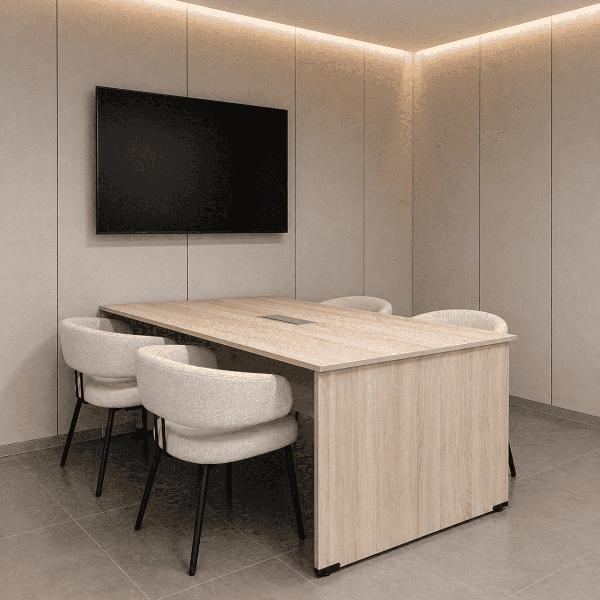 Mesa de Reuniones Adapta (desde 1.60 a 2.40 m. de largo)