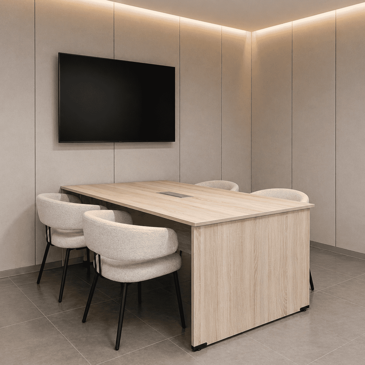 Mesa de Reuniones Adapta (desde 1.60 a 2.40 m. de largo)