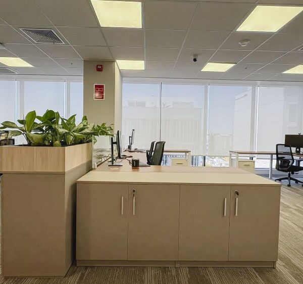 Proyecto Herbalife - mobiliairo de almacenamiento en oficina